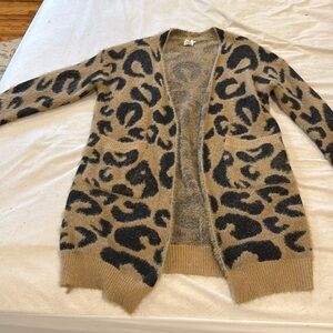 Women’s Cheetah Print Cardigan